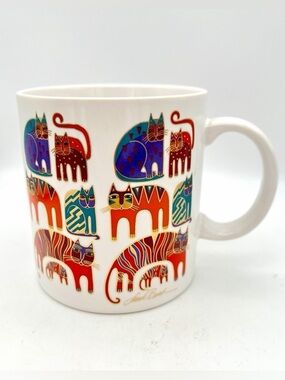 Vintage Laurel Burch “Fantastic Felines” 1988 mug